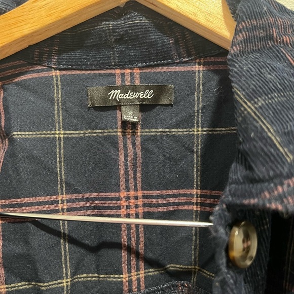Women’s Sz MED Plaid Madewell - Picture 4 of 4